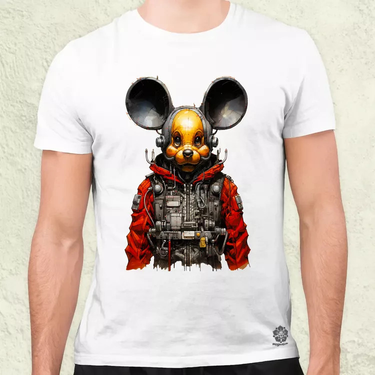 Cybrpunk Mickey férfi póló