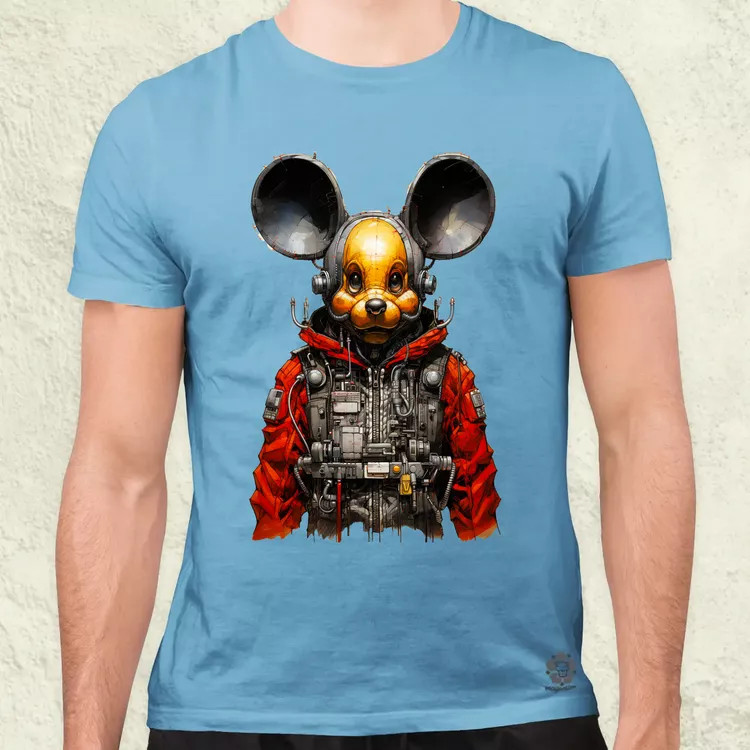 Cybrpunk Mickey férfi póló