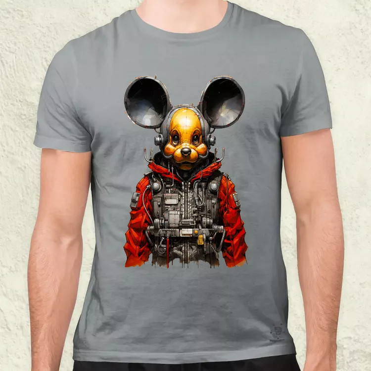 Cybrpunk Mickey férfi póló