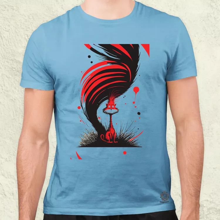 Dr Seuss állatai fanart v1 férfi póló