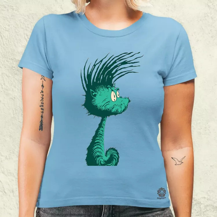 Dr Seuss állatai fanart v6 női póló