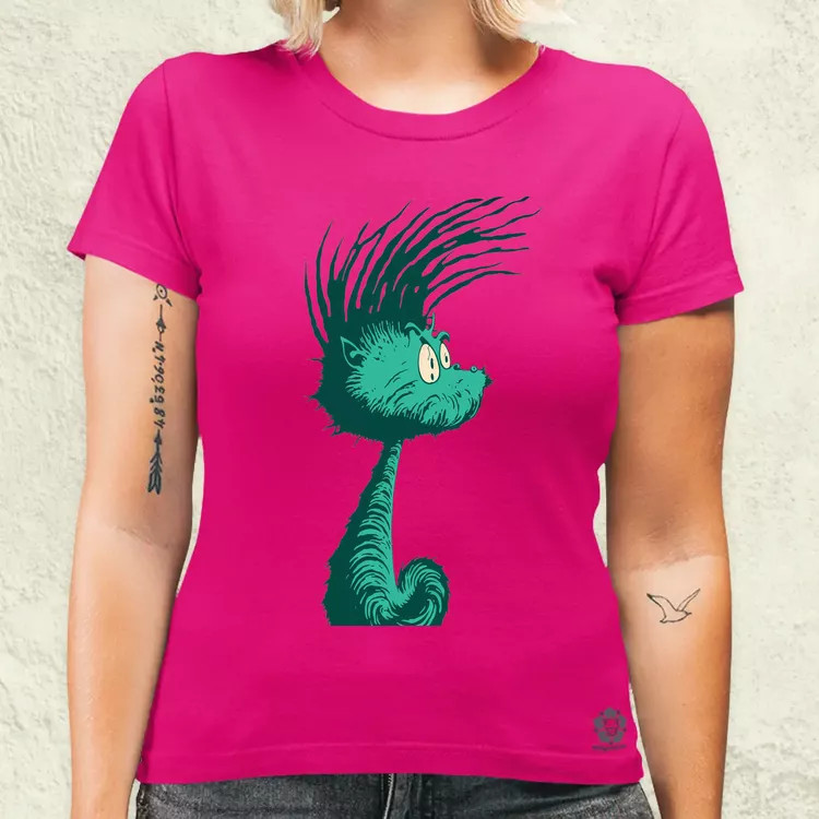 Dr Seuss állatai fanart v6 női póló