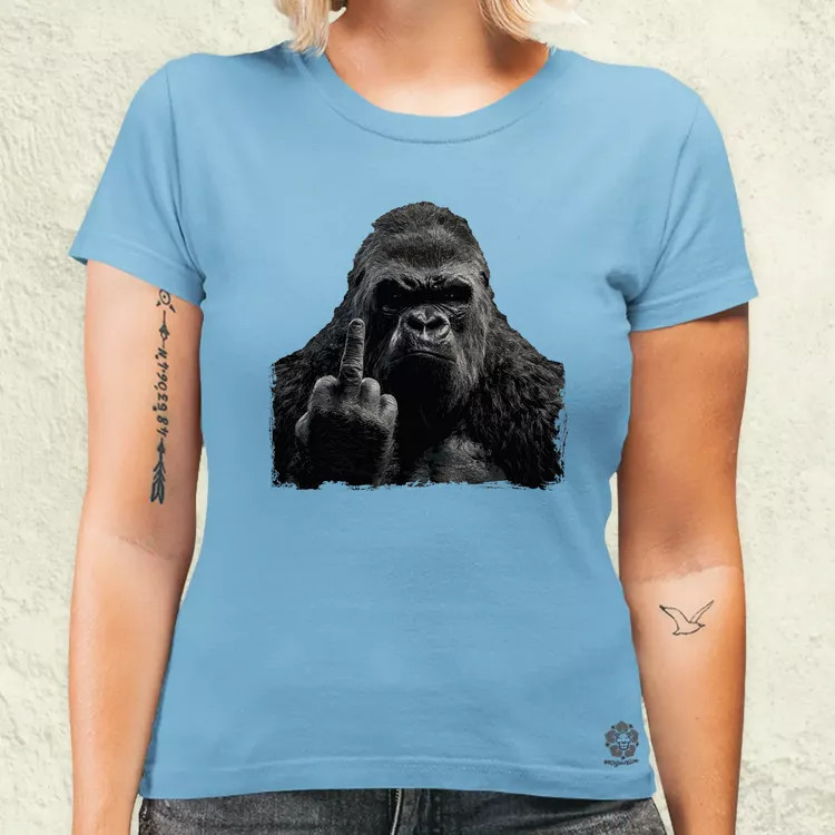 FCK Gorilla two női póló
