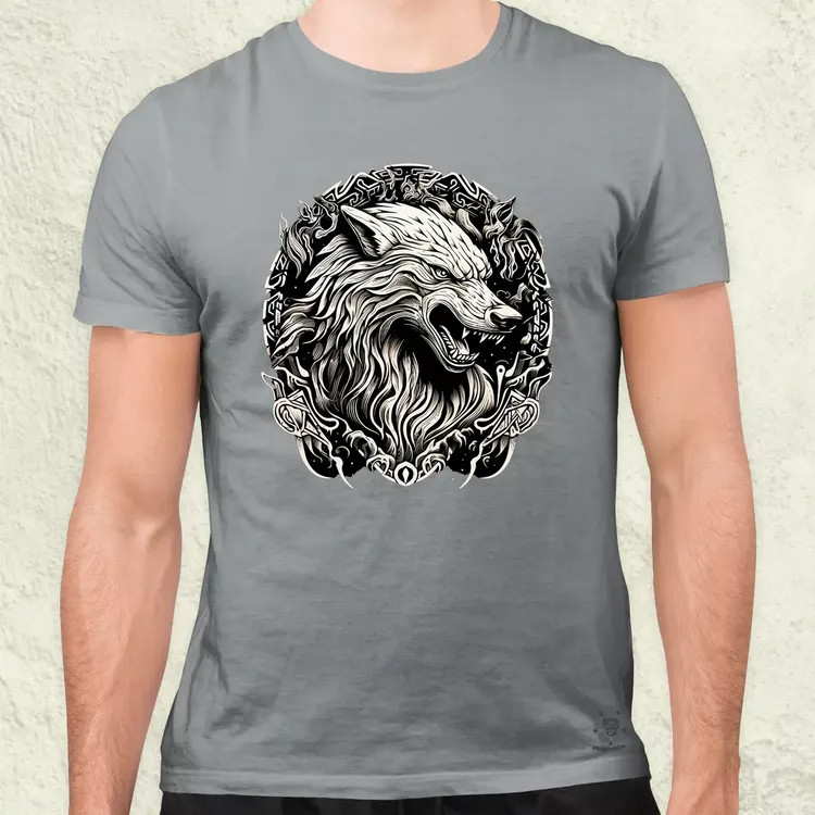 Fenrir amulett v1 férfi póló