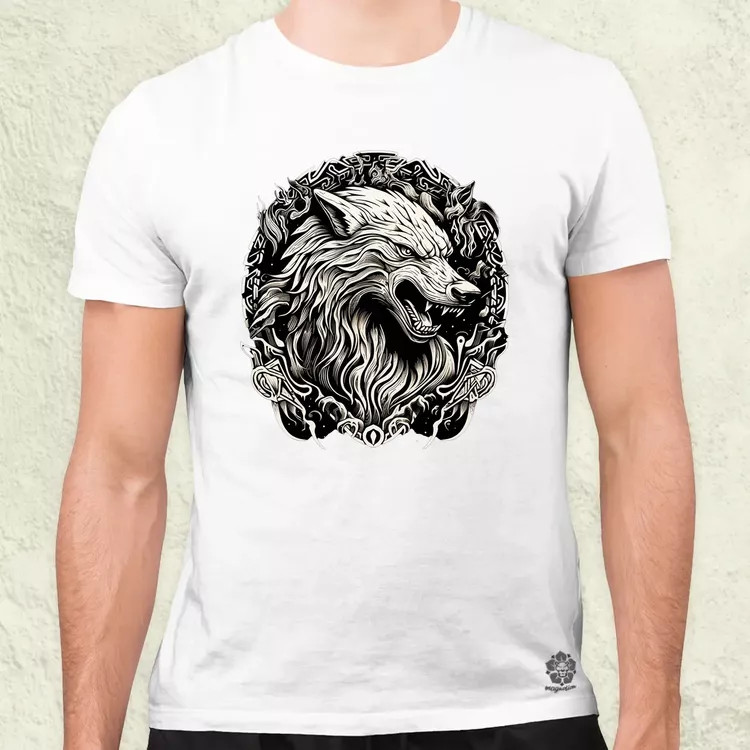 Fenrir amulett v1 férfi póló
