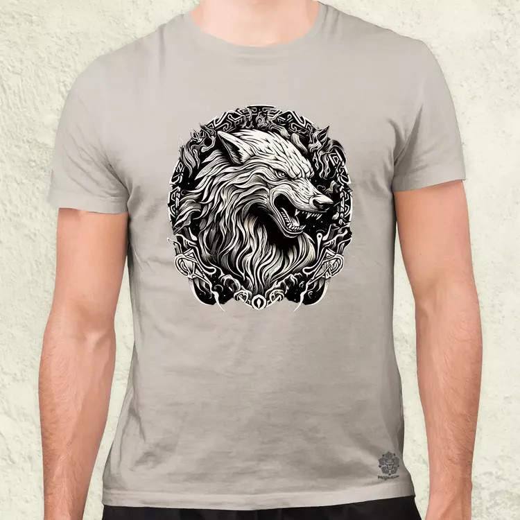 Fenrir amulett v1 férfi póló