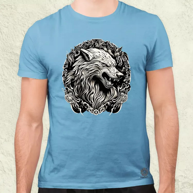 Fenrir amulett v1 férfi póló