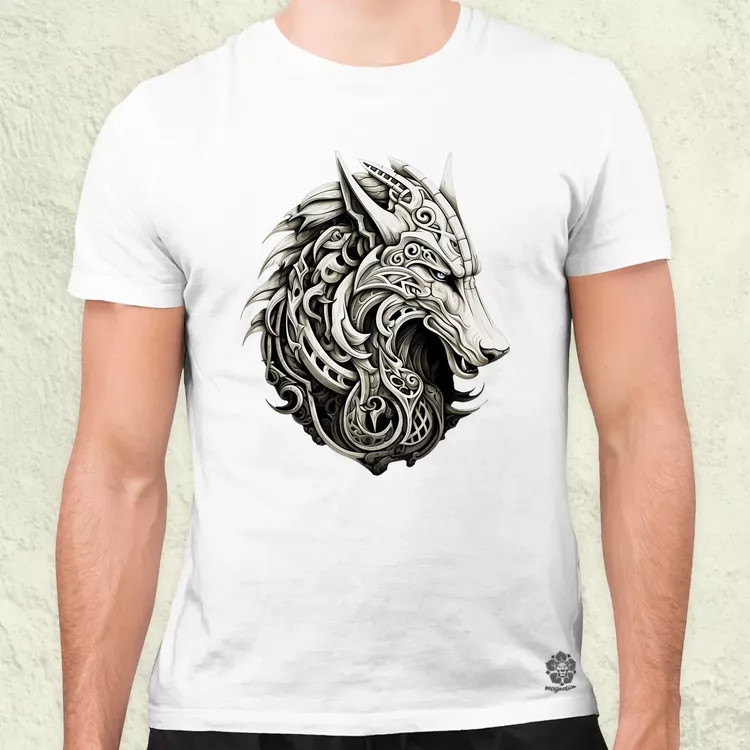 Fenrir amulett v4 férfi póló