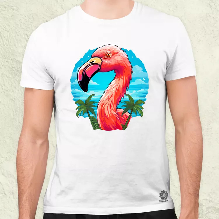 Flamingó nyaral v1 férfi póló