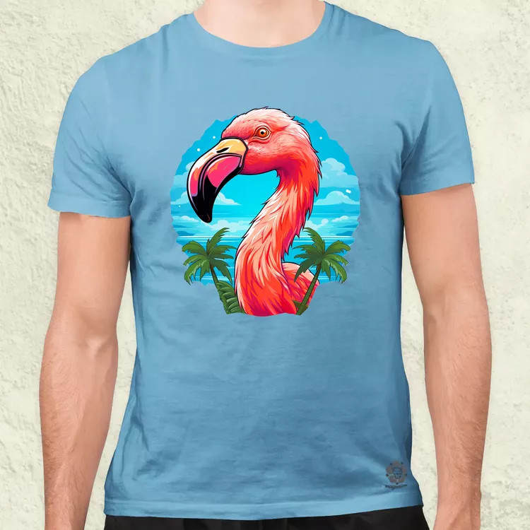 Flamingó nyaral v1 férfi póló