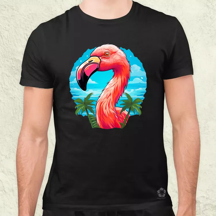 Flamingó nyaral v1 férfi póló