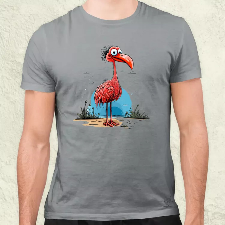 Flamingó nyaral v3 férfi póló