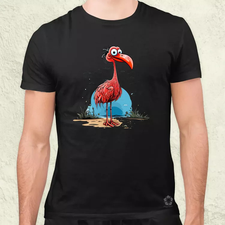 Flamingó nyaral v3 férfi póló