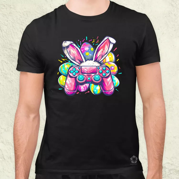Gamer nyuszi v1 férfi póló