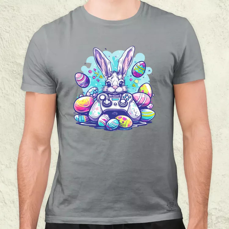 Gamer nyuszi v3 férfi póló