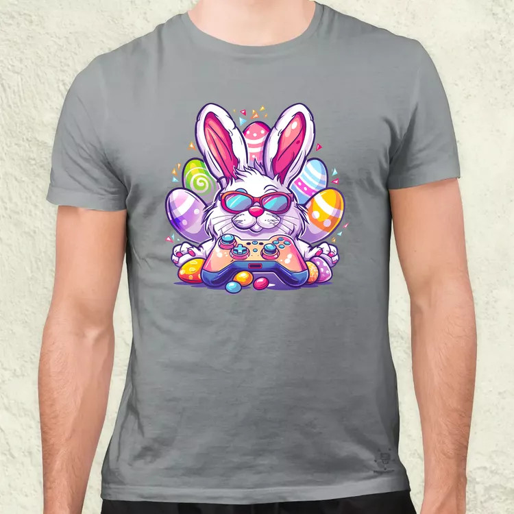 Gamer nyuszi v4 férfi póló