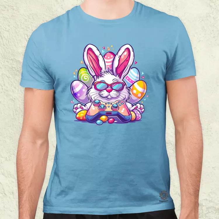 Gamer nyuszi v4 férfi póló
