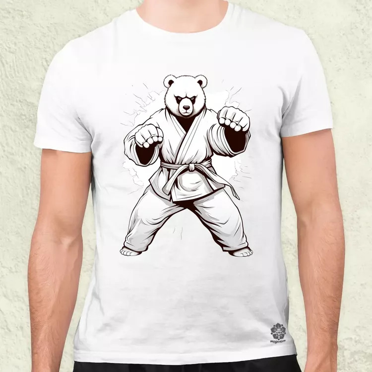 Karate maci v1 férfi póló