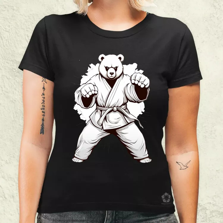 Karate maci v1 női póló