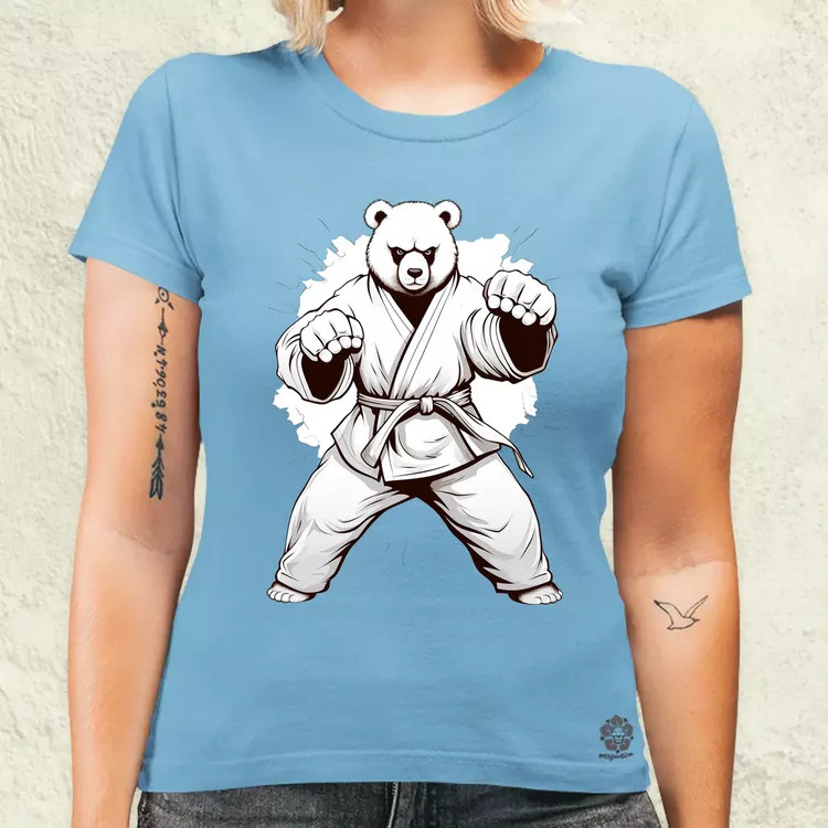Karate maci v1 női póló