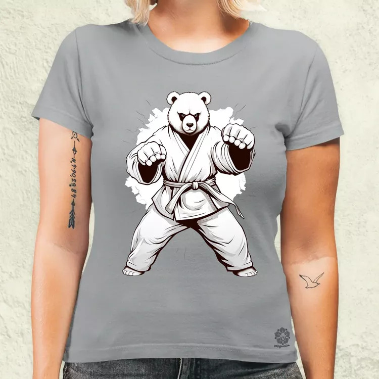 Karate maci v1 női póló