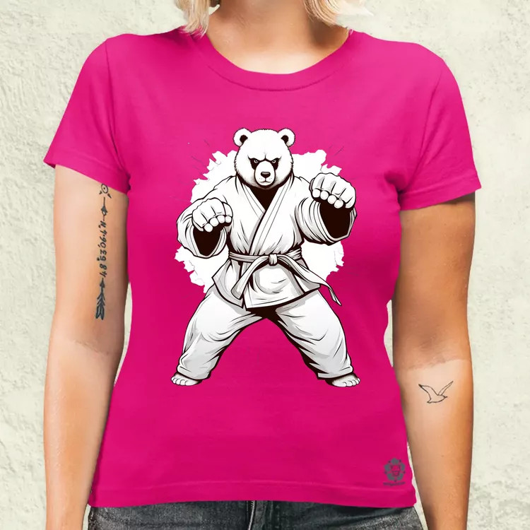 Karate maci v1 női póló