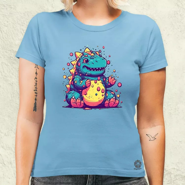 Kawaii Godzilla v3 női póló