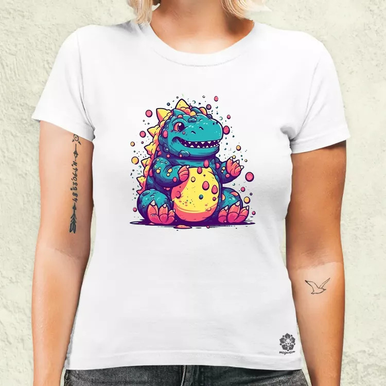Kawaii Godzilla v3 női póló