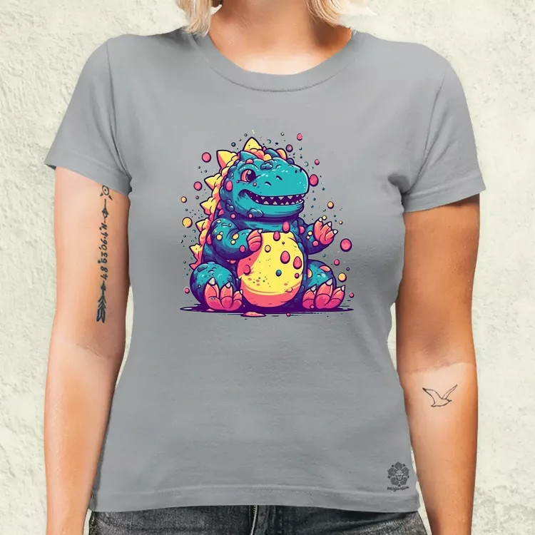 Kawaii Godzilla v3 női póló