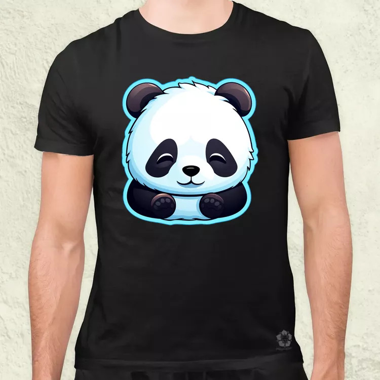 Kawaii panda v1 férfi póló