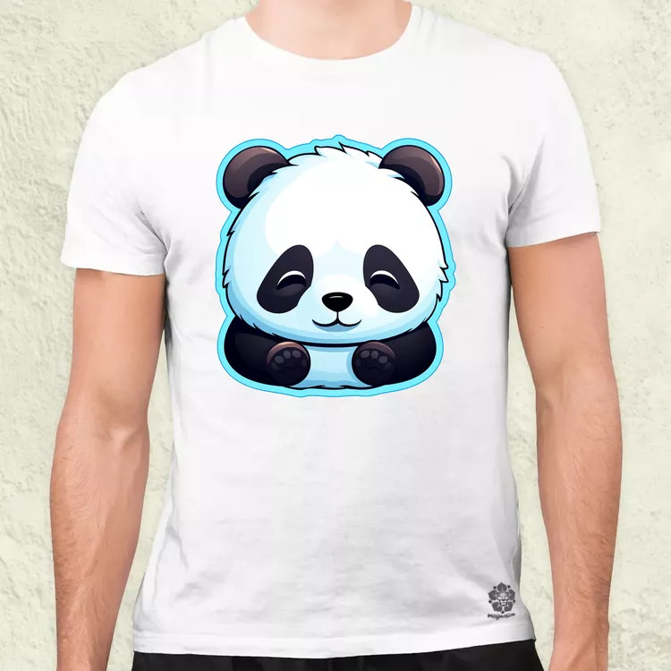 Kawaii panda v1 férfi póló