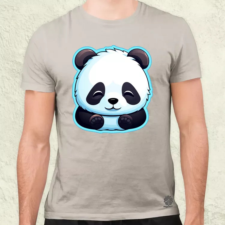 Kawaii panda v1 férfi póló