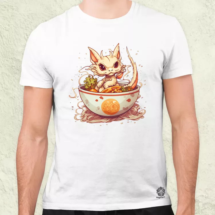 Kawaii ramen sárkány v1 férfi póló