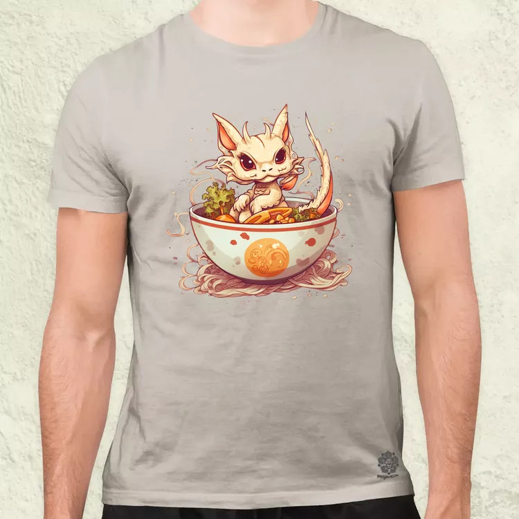Kawaii ramen sárkány v1 férfi póló