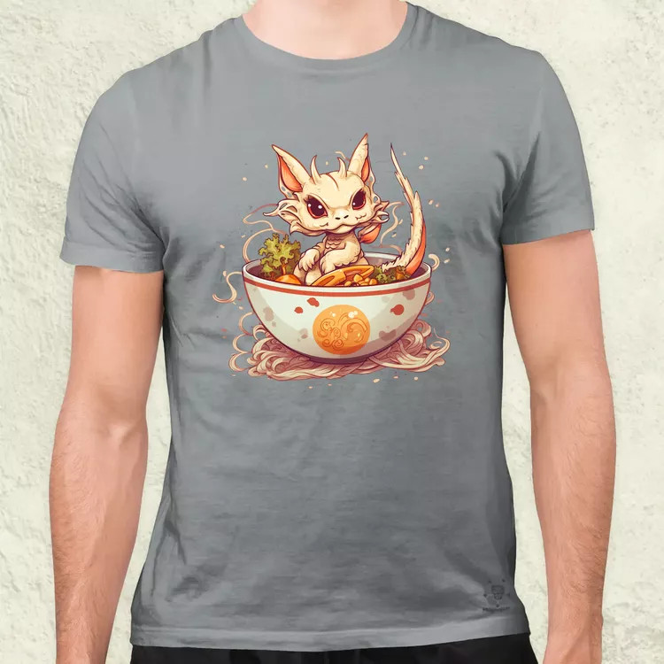 Kawaii ramen sárkány v1 férfi póló