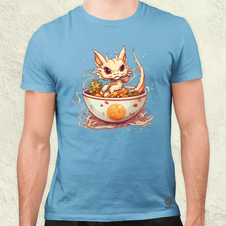 Kawaii ramen sárkány v1 férfi póló