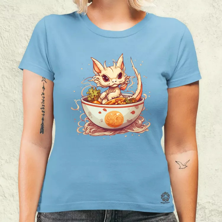 Kawaii ramen sárkány v1 női póló