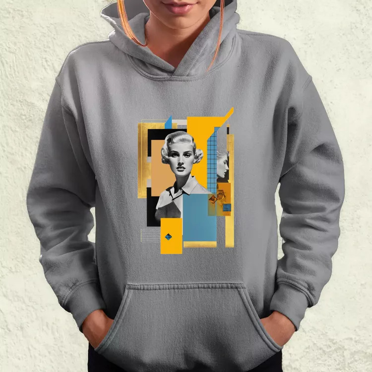 Kortárs modern digitális művészet v2 női pulóver