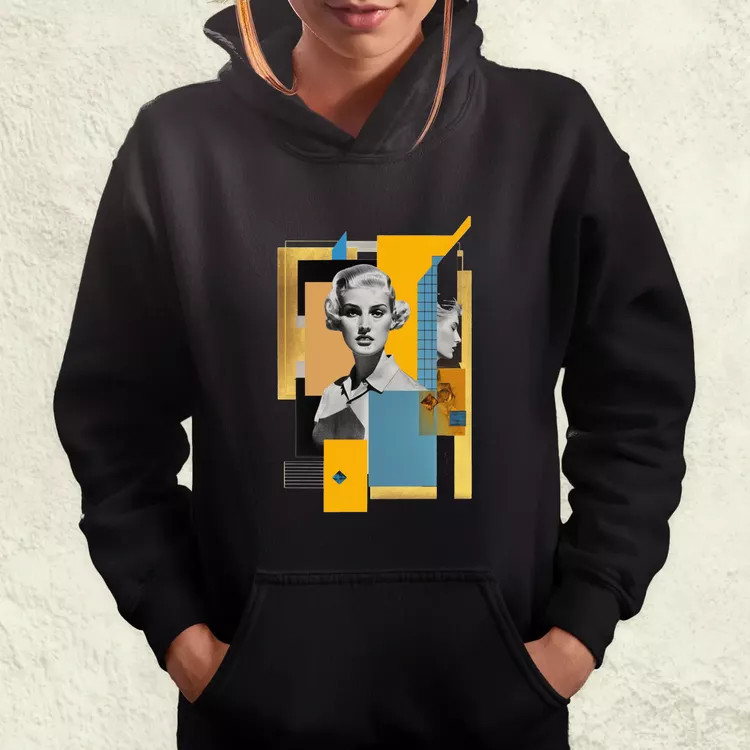Kortárs modern digitális művészet v2 női pulóver