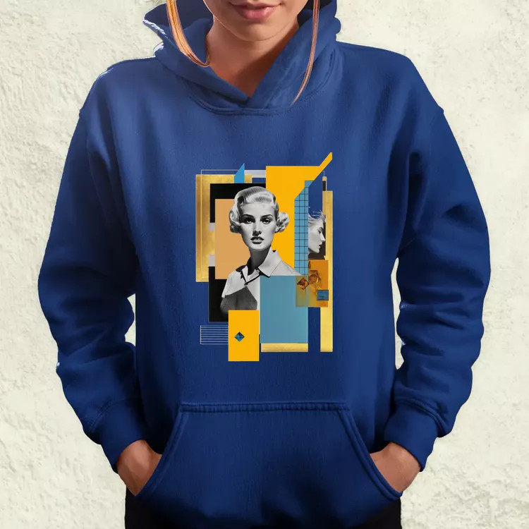 Kortárs modern digitális művészet v2 női pulóver