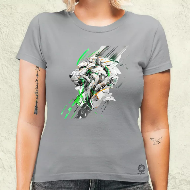 Kiborg oroszlán v20 női póló