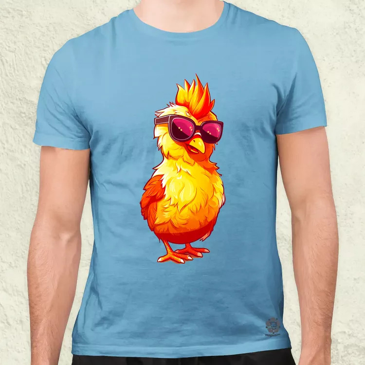 Laza csirke v1 férfi póló