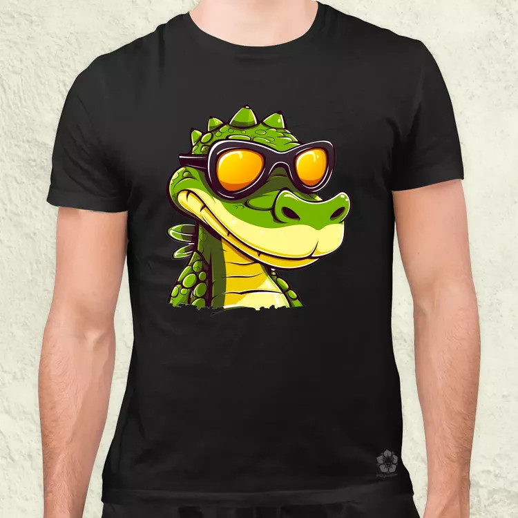 Laza krokodil v4 férfi póló