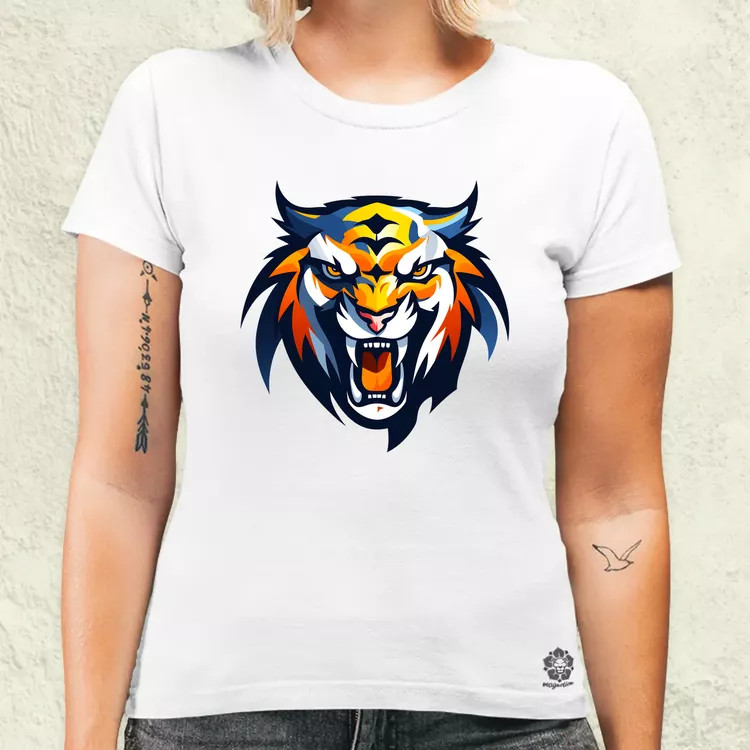 Morcos tigris v2 női póló
