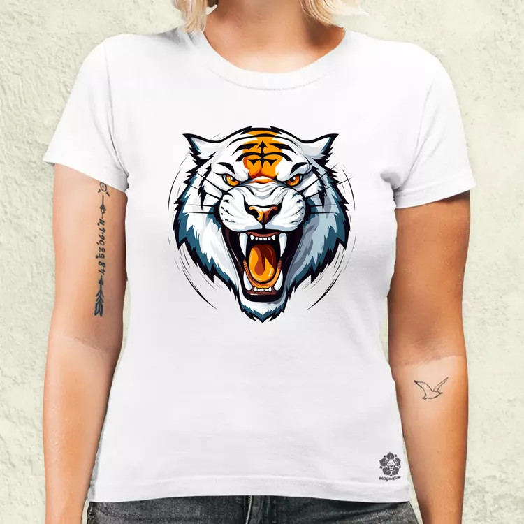 Morcos tigris v3 női póló