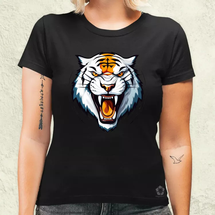 Morcos tigris v3 női póló