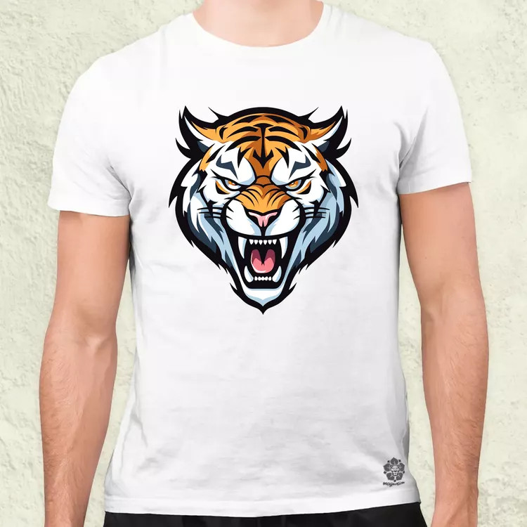 Morcos tigris v4 férfi póló
