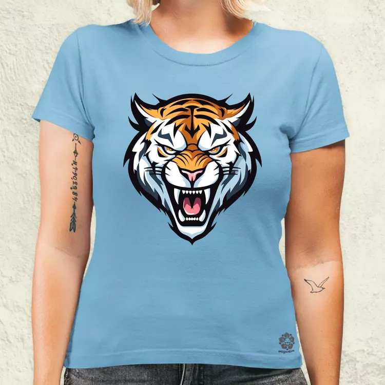 Morcos tigris v4 női póló