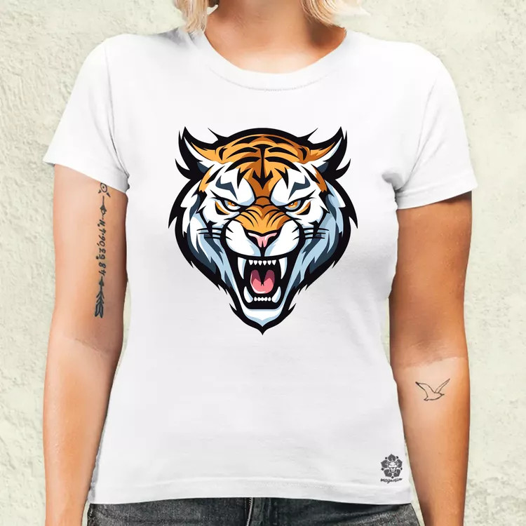 Morcos tigris v4 női póló