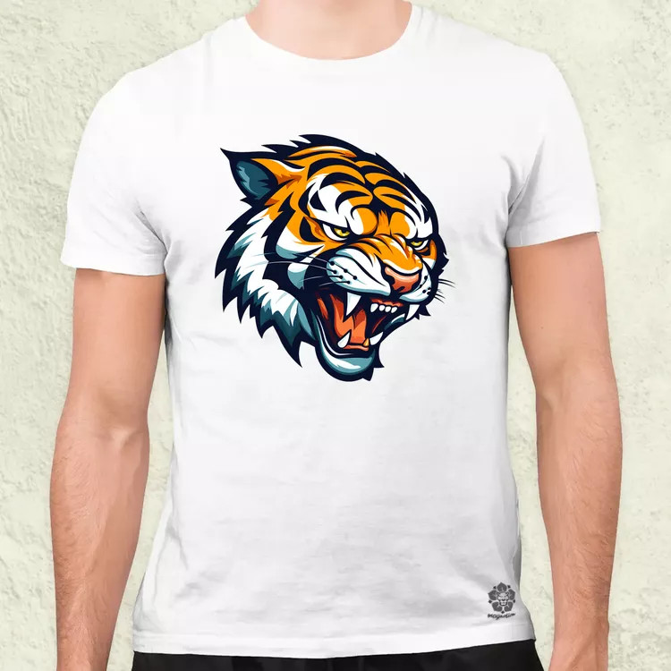 Morcos tigris v6 férfi póló